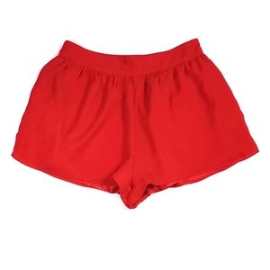 Forever 21 Flowy Red Shorts